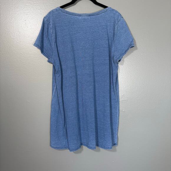 J Jill Pure Jill Indigo Women's Overdyed Chambray Top - Size Medium - Minimalist - Picture 6 of 6